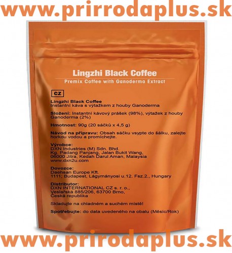 Káva čierna  DXN Lingzhi 20x4,5g